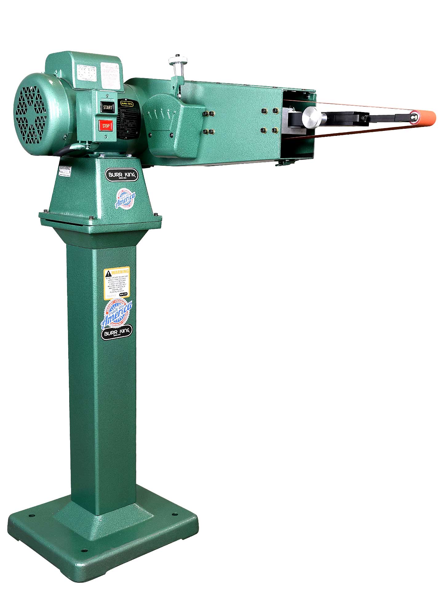 16300M -  Manual tension fixed speed M720 probe grinder on optional 02 fixed height pedestal